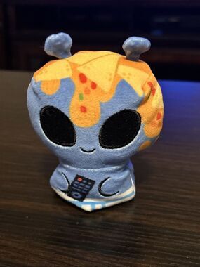 Cows Vs Aliens Bean Bag Plush Toy - NACHO KID #018 - Plush, Blue Food Toy Kids
